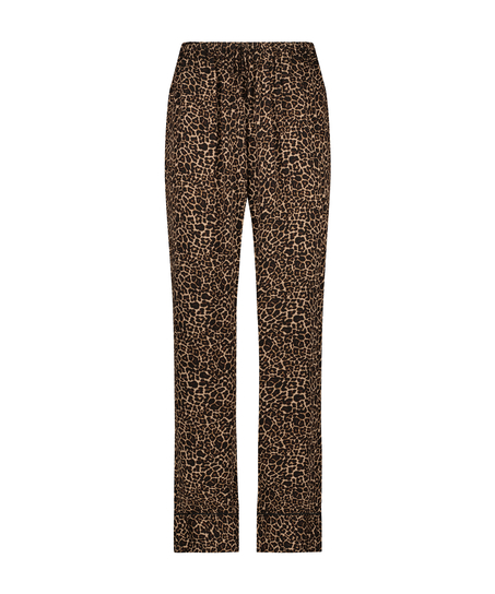 Pantalon de pyjama tissé Springbreakers, Noir