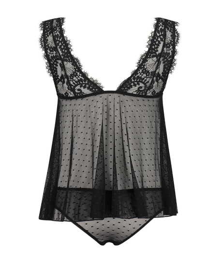 Ensemble cami Tabatha, Noir