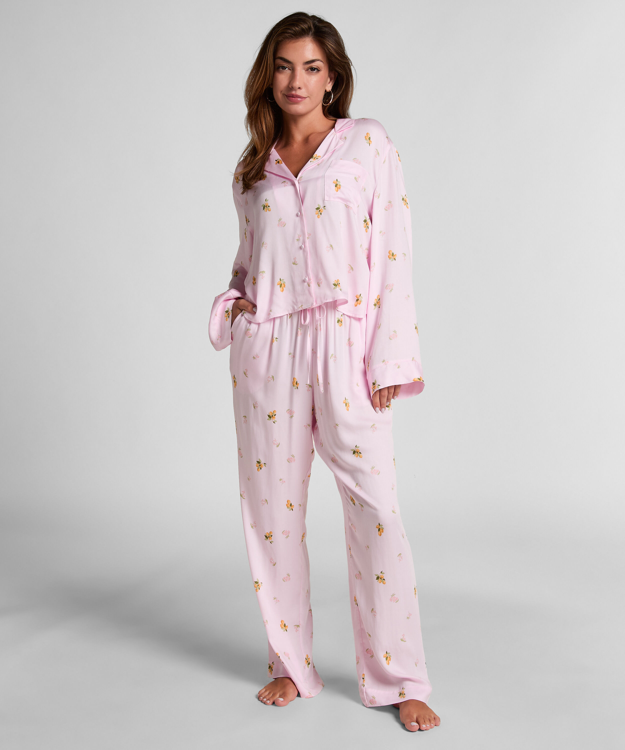 Pantalon Satin, Rose