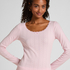 Pyjamatop Pointelle, Roze
