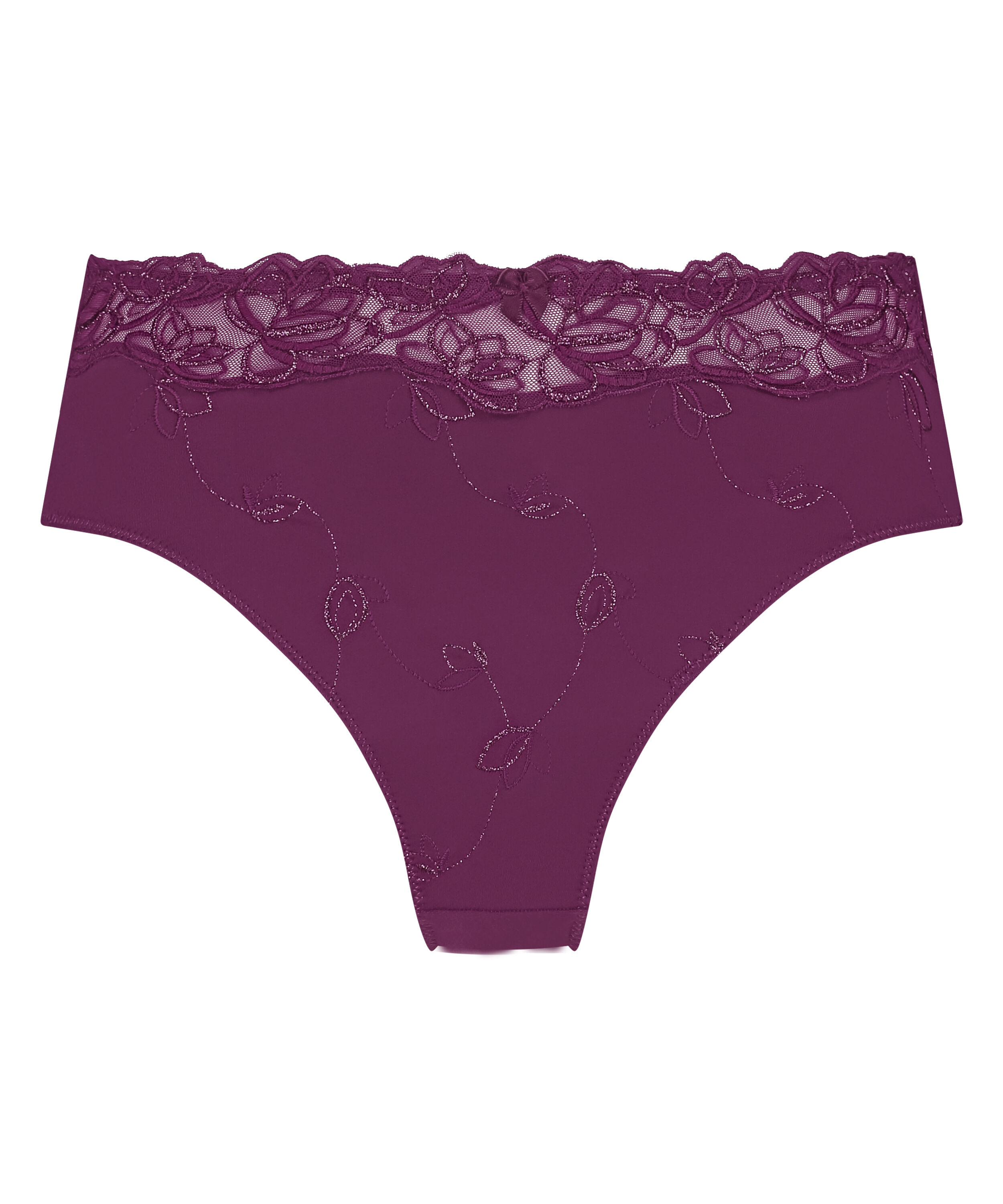 Slip taille haute Diva, Pourpre