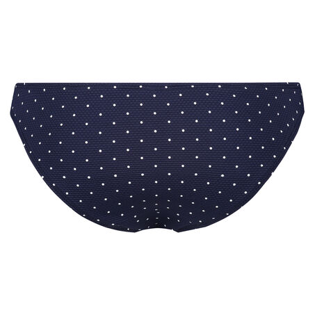 Laag rio bikinibroekje Scallop Bloom, Blauw