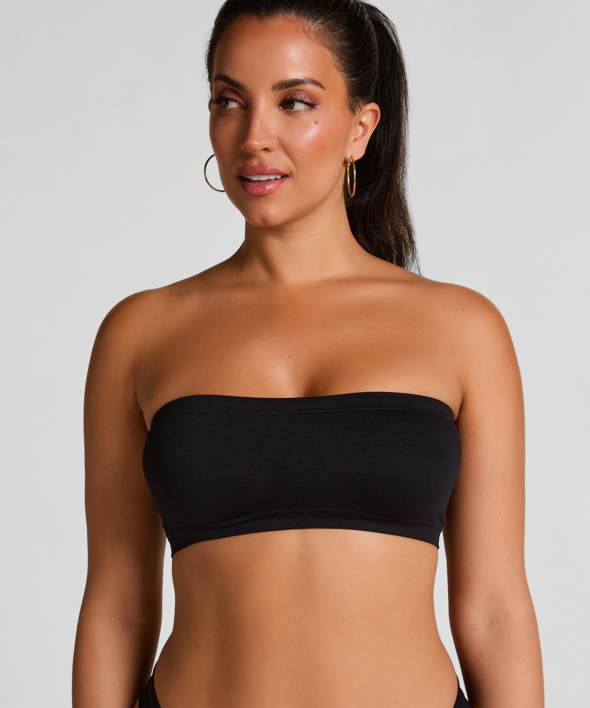 Bandeau Bralette Dide, Zwart