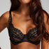 Soutien-gorge &agrave; armatures non-pr&eacute;form&eacute; Daisy, Noir
