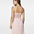 Slipdress Modal lace, Roze