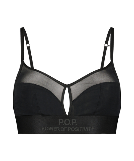 Bustier en maille Flexing, Noir