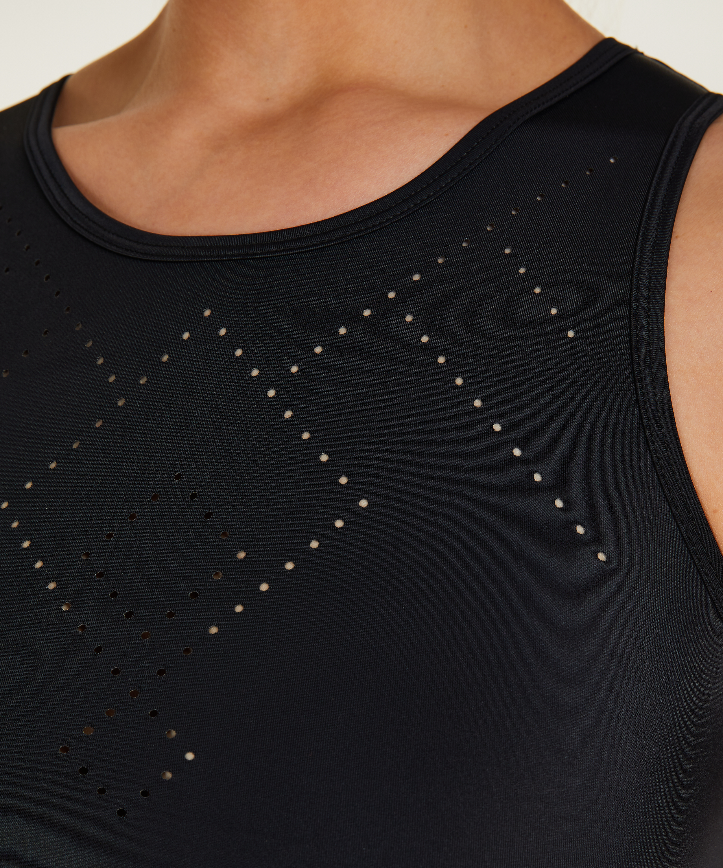 Débardeur court HKMX Sport Naira, Noir, main