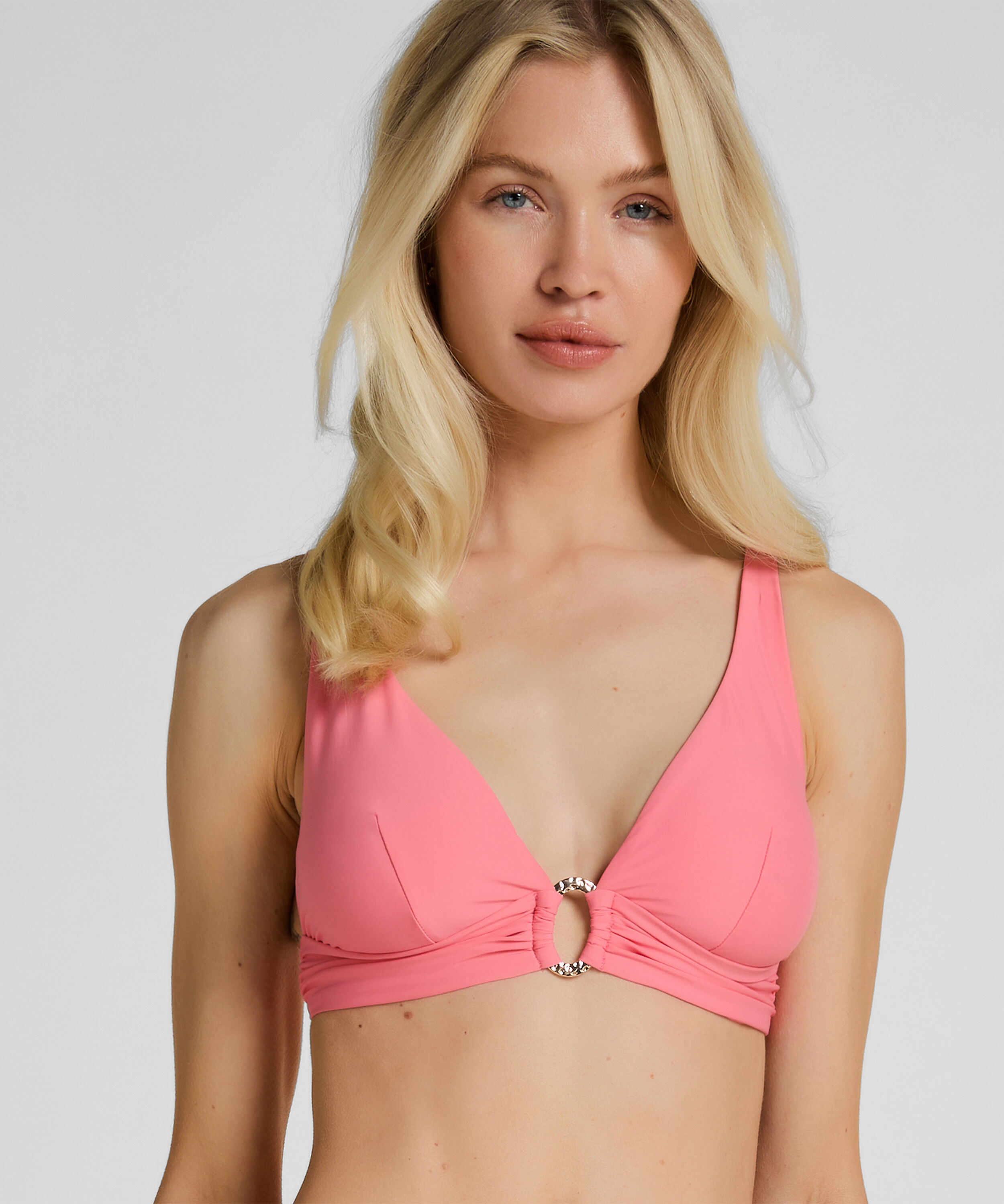 Triangle Bikini Top Luxe, Roze