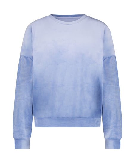 Velours Top, Blauw