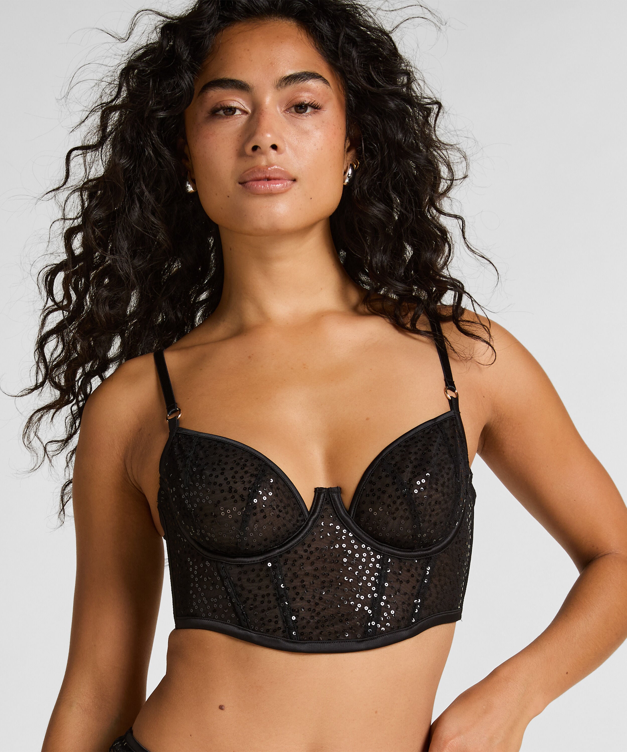 Niet-voorgevormde longline beugel bh Elle