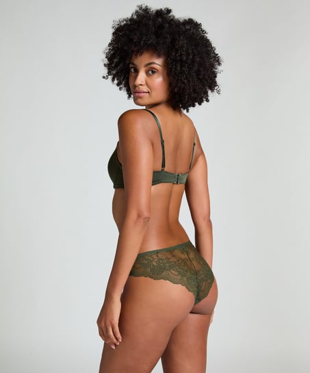 Soutien-gorge &agrave; armatures pr&eacute;form&eacute; Plunge, Vert
