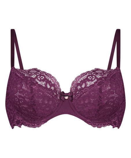 Soutien-gorge à armatures non-préformé Marine, Pourpre
