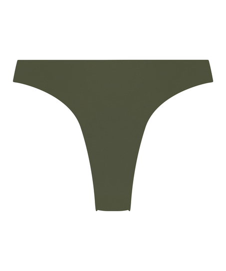 Hoog uitgesneden Bikinibroekje Luxe, Groen