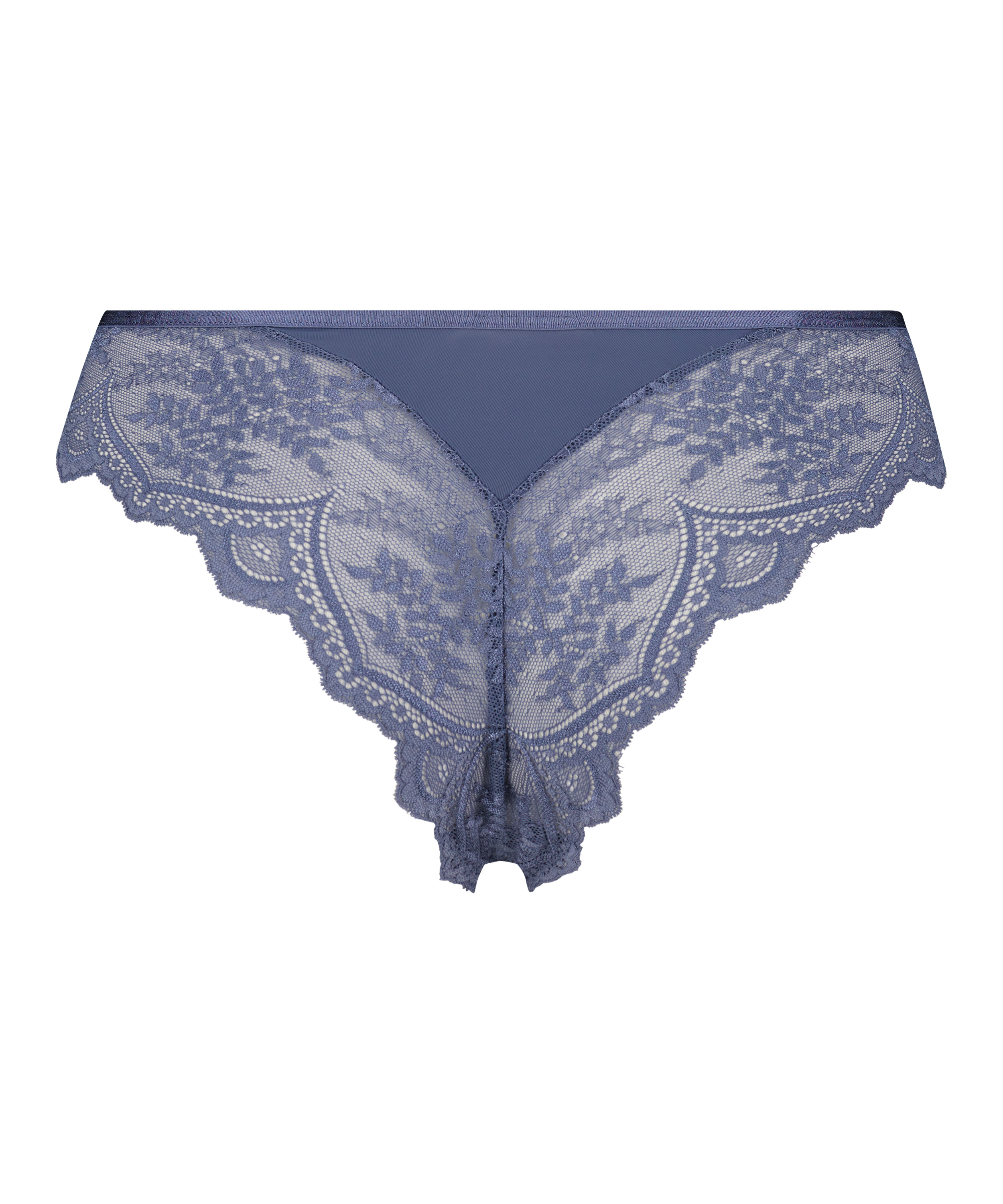 Hoog uitgesneden brazilian Heira, Blauw, main