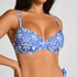 Voorgevormde bikini top Cancun, Blauw