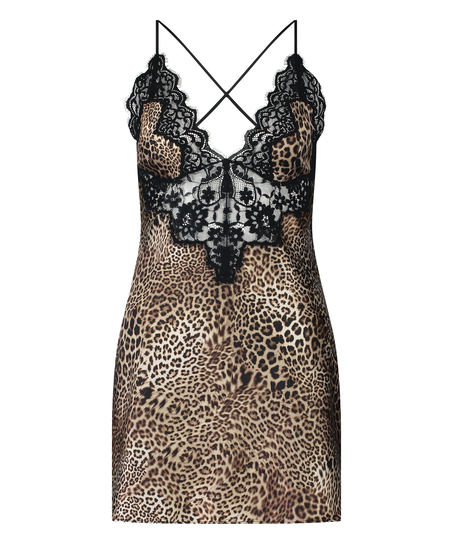 Slipdress Mya, Zwart