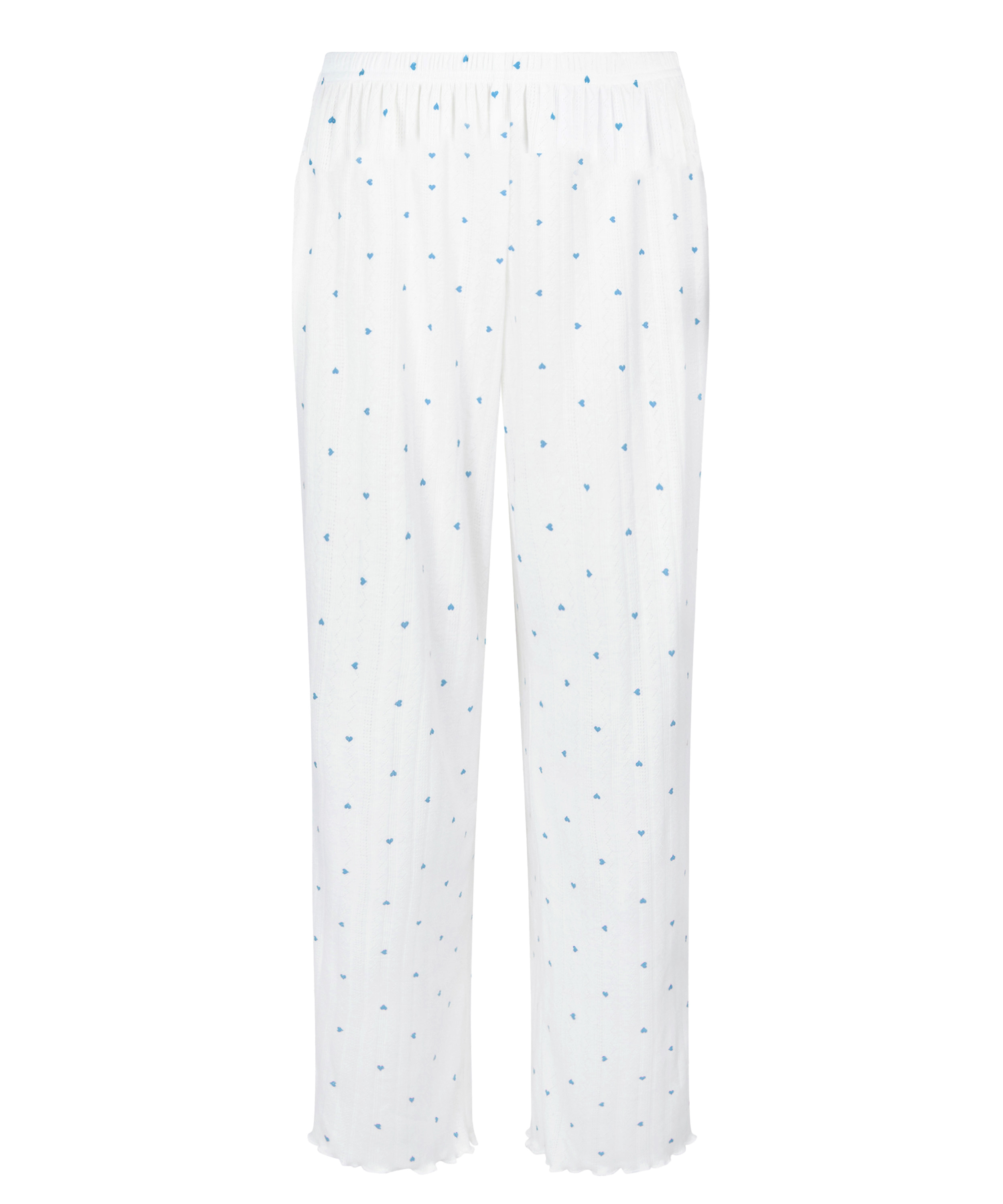 Pyjamabroek Pointelle, Blauw, main