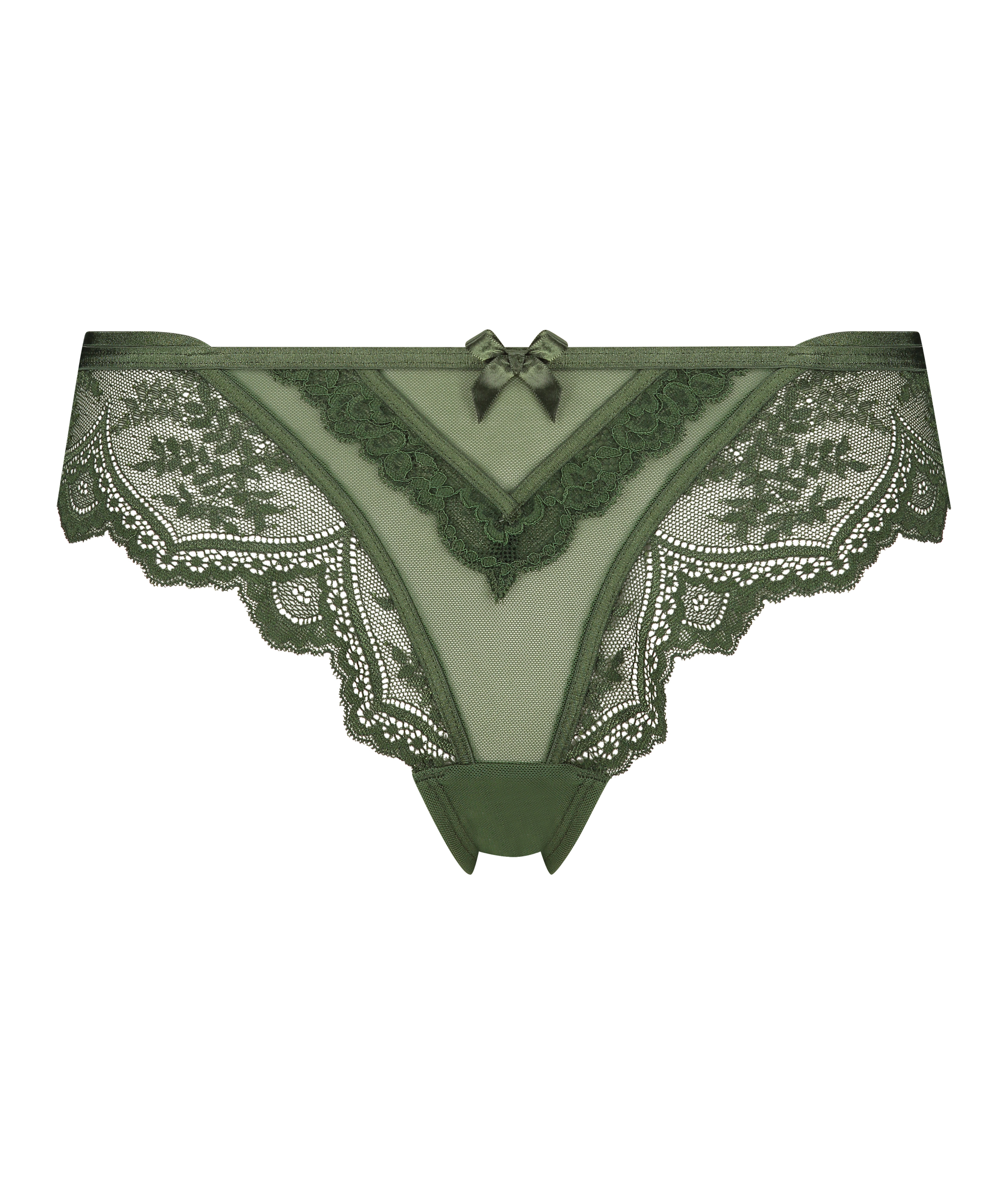 Slip brésilien Anna, Vert, main