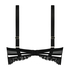 Soutien-gorge &agrave; armatures pr&eacute;form&eacute; longline push-up Desire, Noir