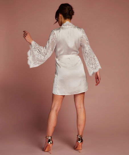 Kimono All Over Lace, Wit