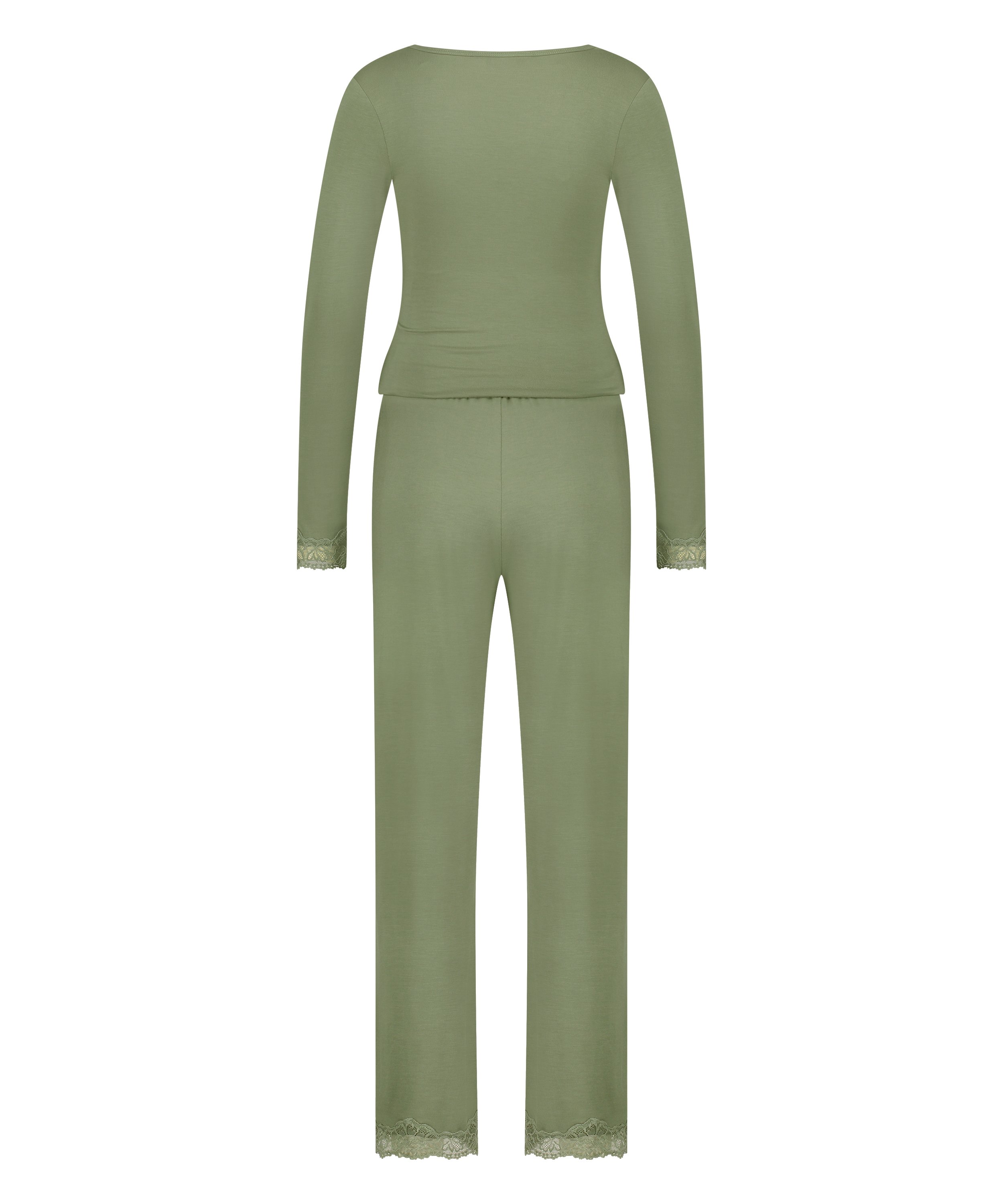 Pyjama set, Groen, main