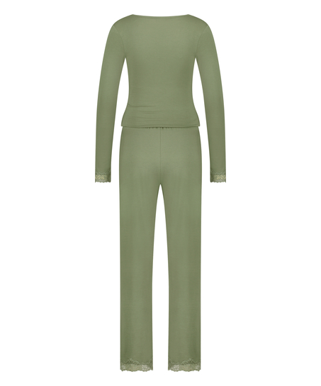 Pyjama set, Groen