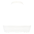 Naadloze bralette Shiloh, Wit