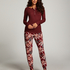 Pantalon de pyjama Jersey, Brun