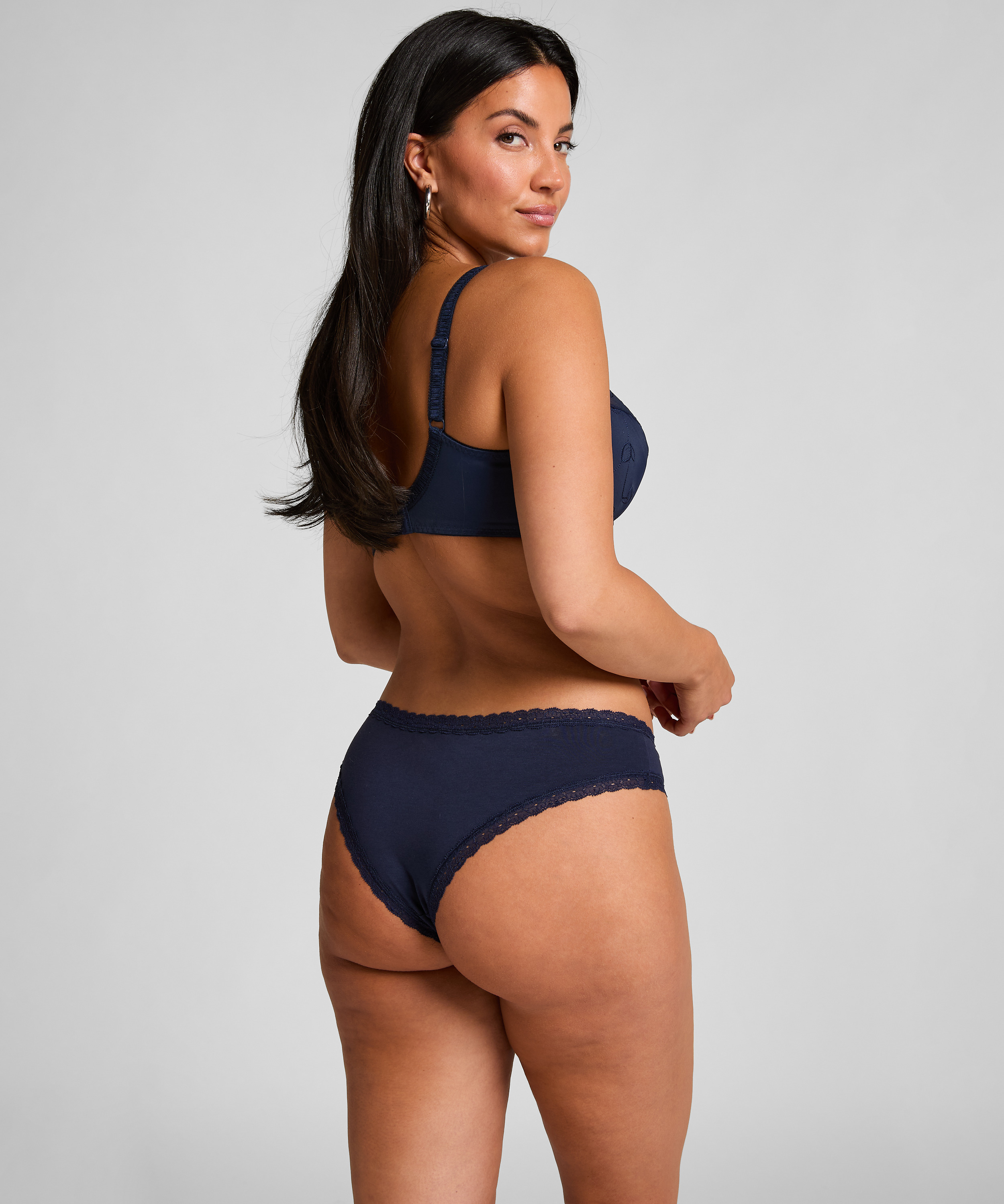 Coton de G&eacute;orgie br&eacute;silien, Bleu, main