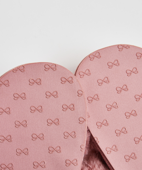 Sloffen Fake Fur, Roze