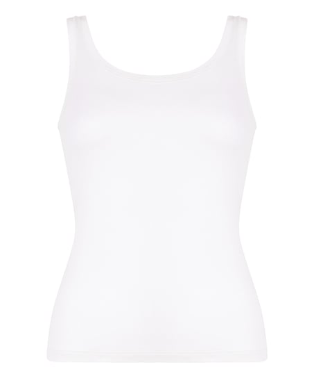 Débardeur en coton doux, Blanc