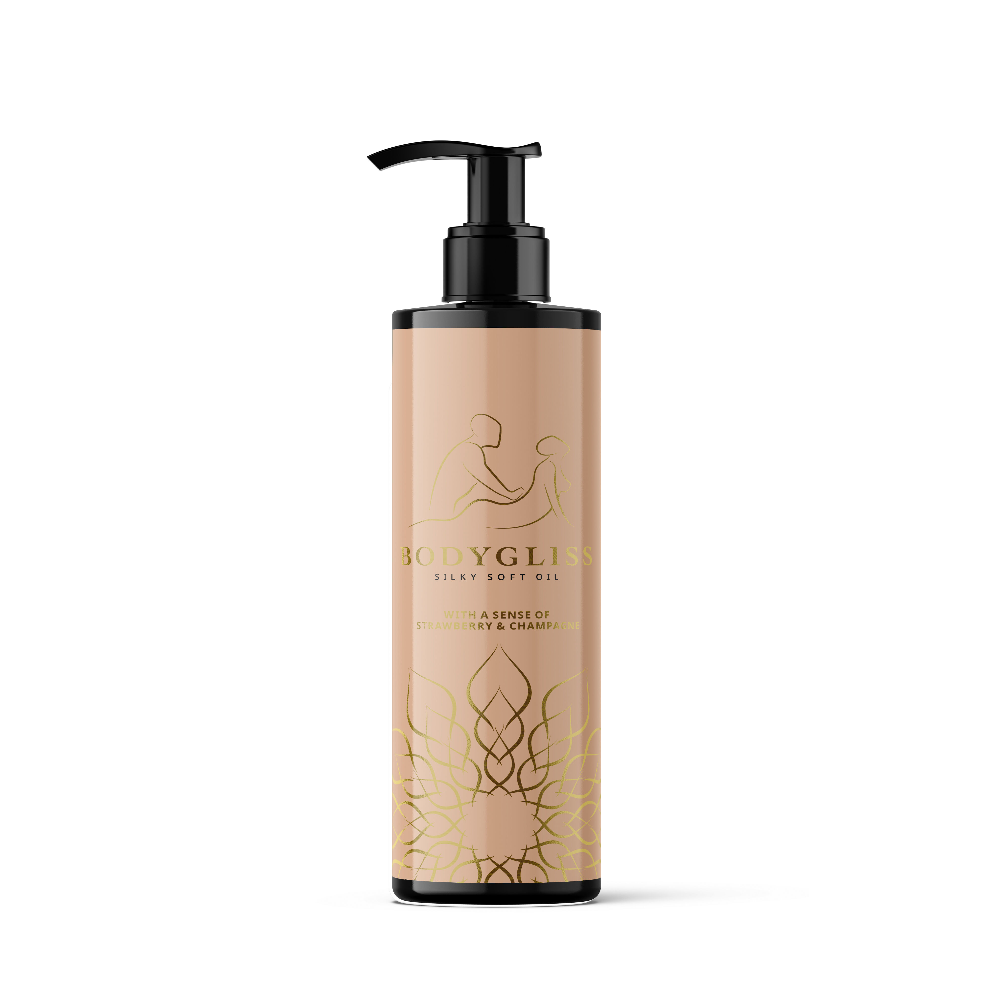 BodyGliss - Huile de massage fraise et champagne 15 ml, Beige