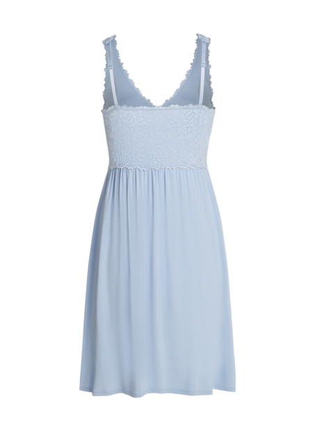 Slipdress Nora Lace, Blauw