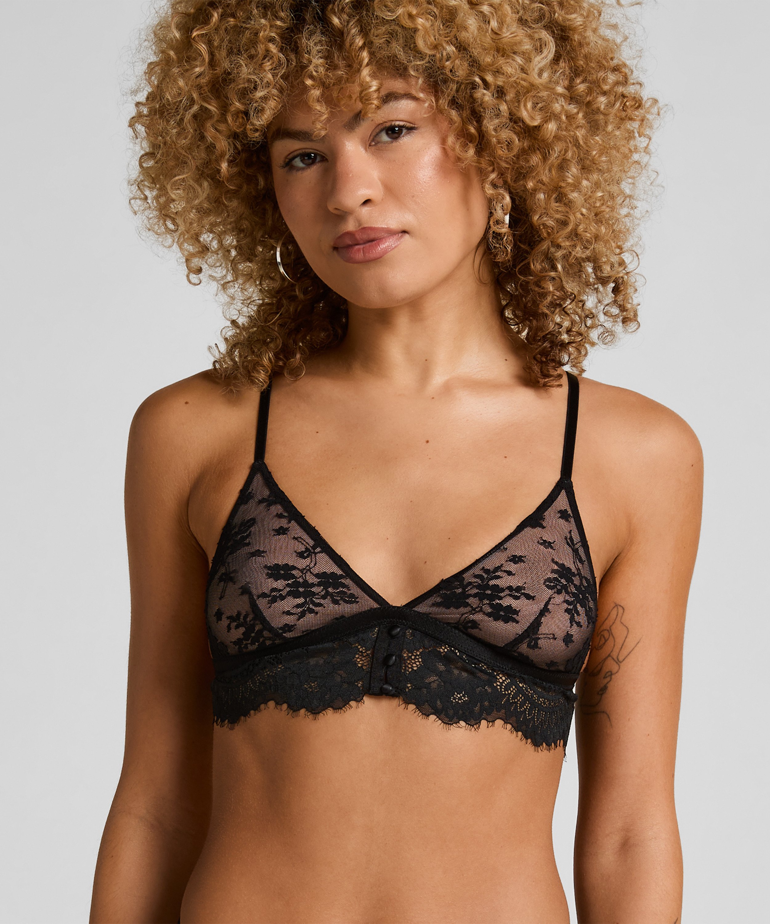 Bralette Lou, Zwart, main