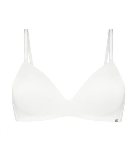 Soutien-gorge préformé sans armatures Mona, Blanc