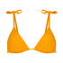 Triangel bikinitop Texture, Zwart