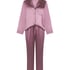 Ensemble de pyjama en satin Shiny, Rose