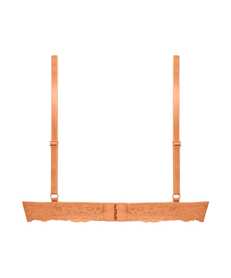 Voorgevormde push-up beugel bh Marine, Oranje