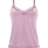 Camisole velours Dentelle, Pourpre