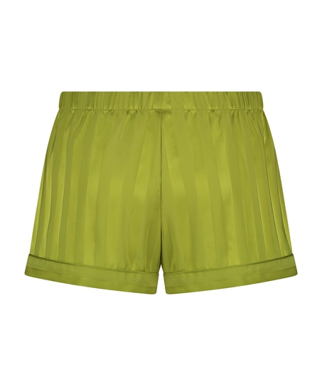 Pyjama short Satin, Groen