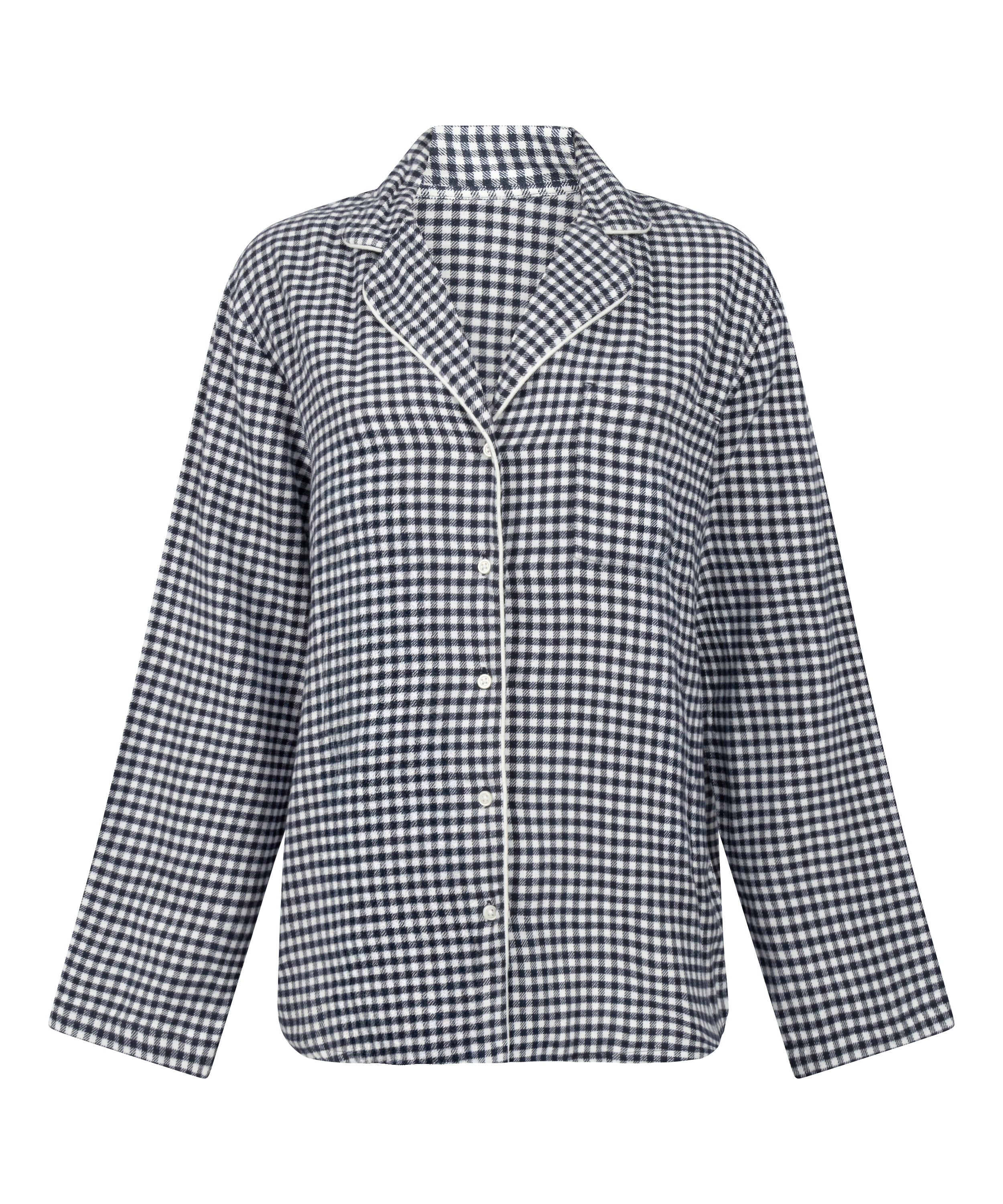 Pyjamatop Flanel Essentials, Blauw, main