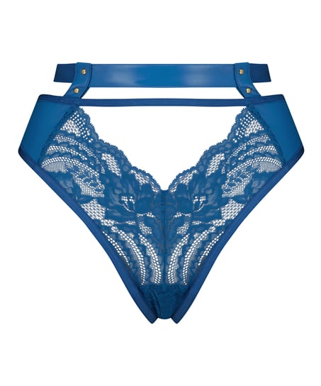 Brazilian met open kruis Venus, Blauw