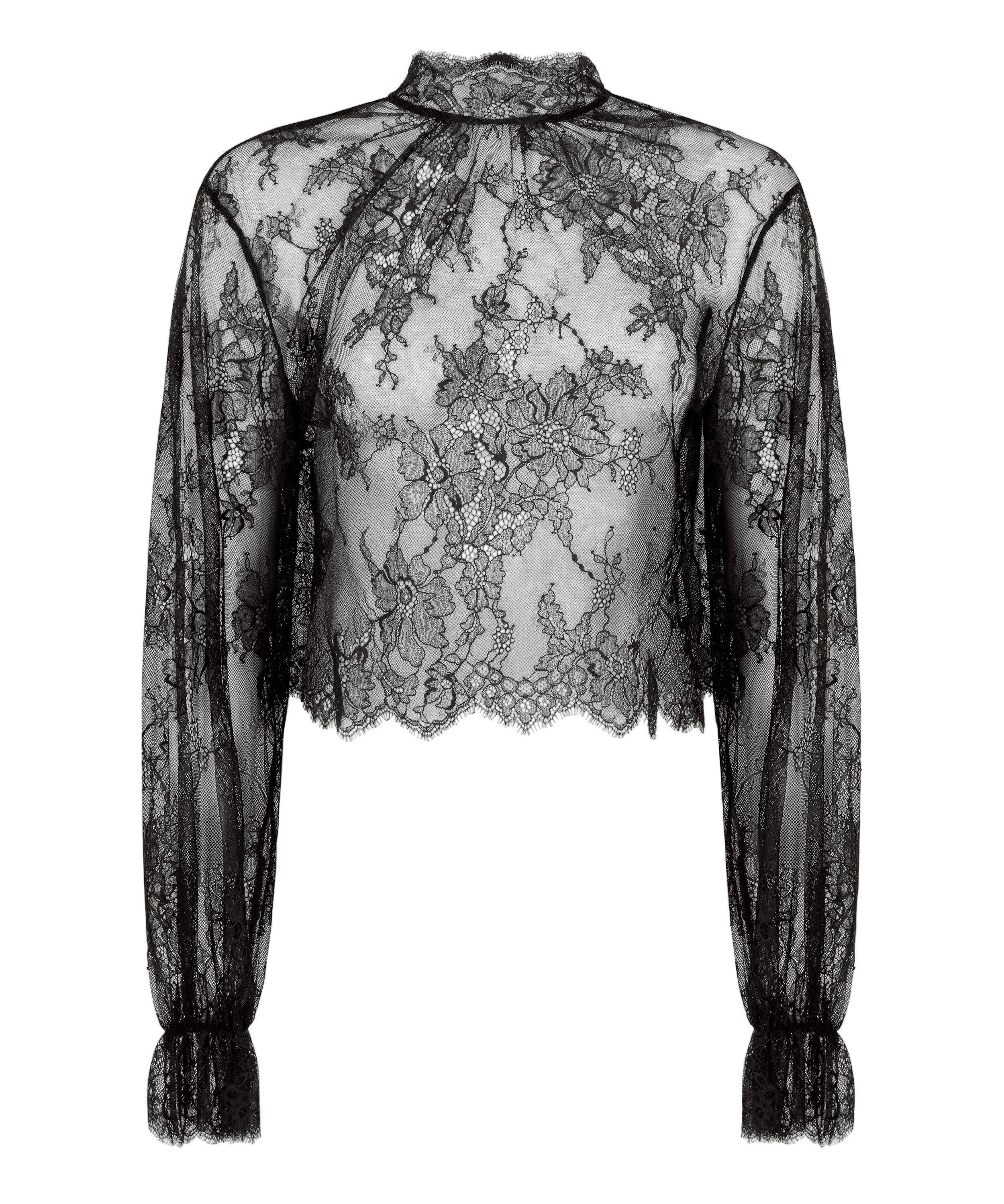 Haut de pyjama Cecilia, Noir