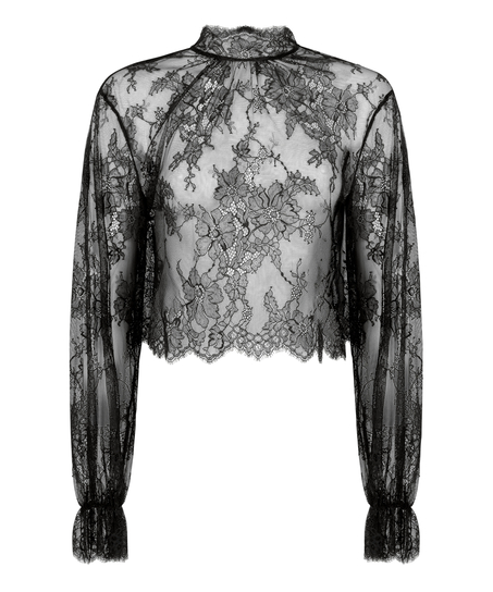 Haut de pyjama Cecilia, Noir