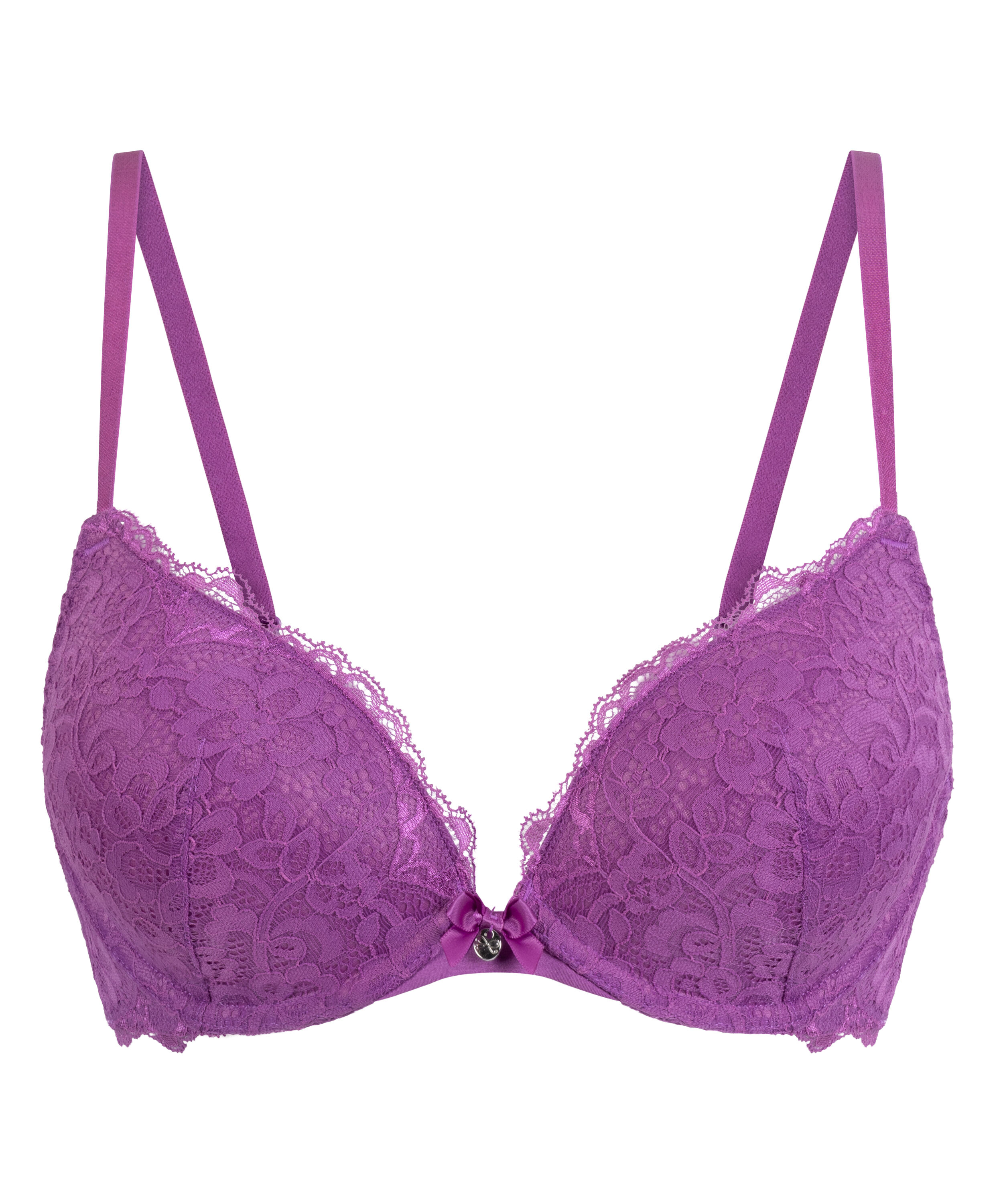 Soutien-gorge &agrave; armatures pr&eacute;form&eacute; push-up Marine, Rose
