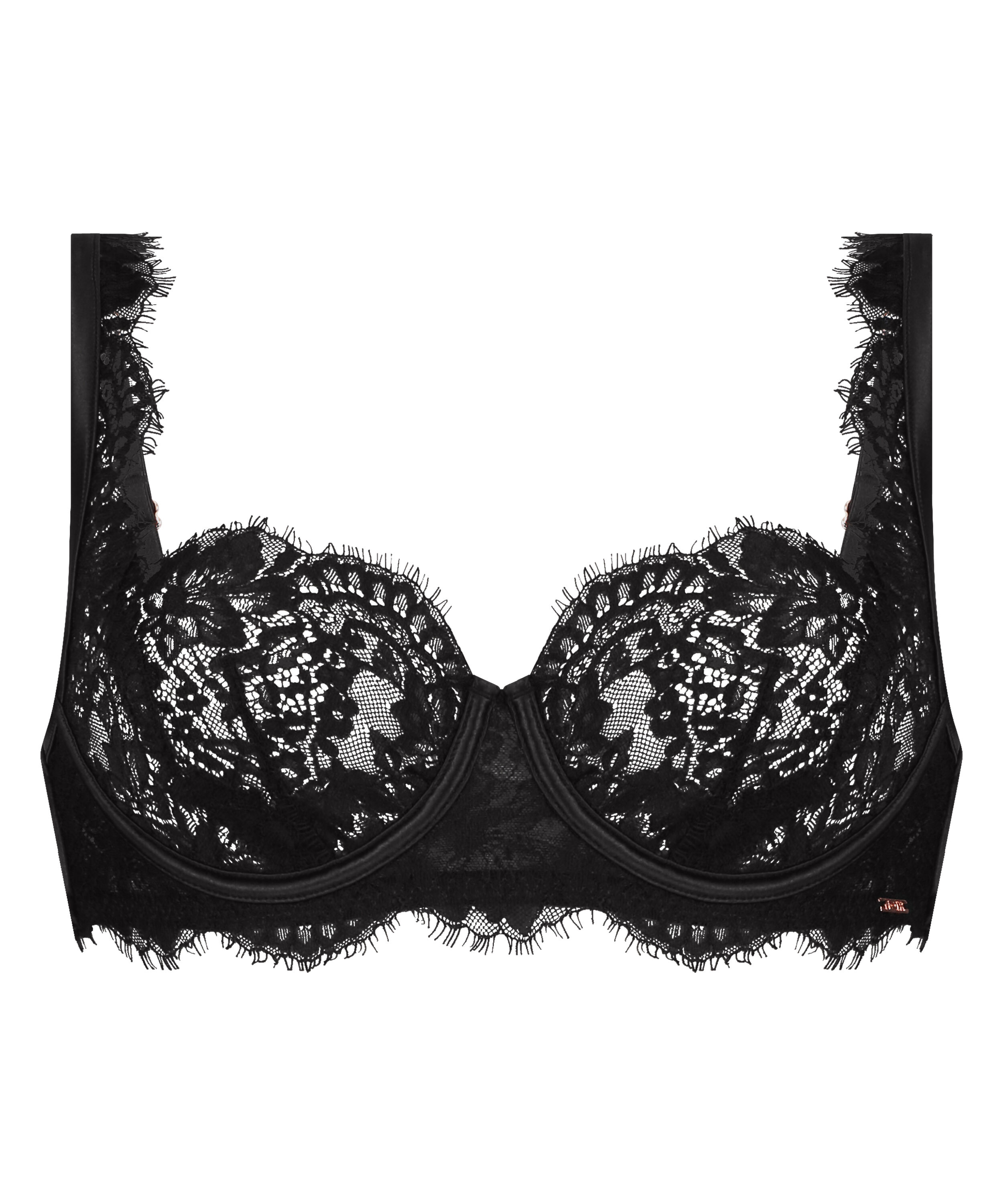 Soutien-gorge non-rembourr&eacute; &agrave; armatures Chalice, Noir