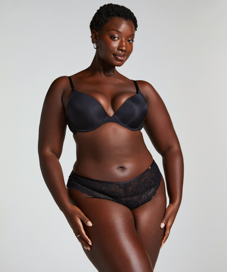 Soutien-gorge à armatures préformé push-up Angie, Noir