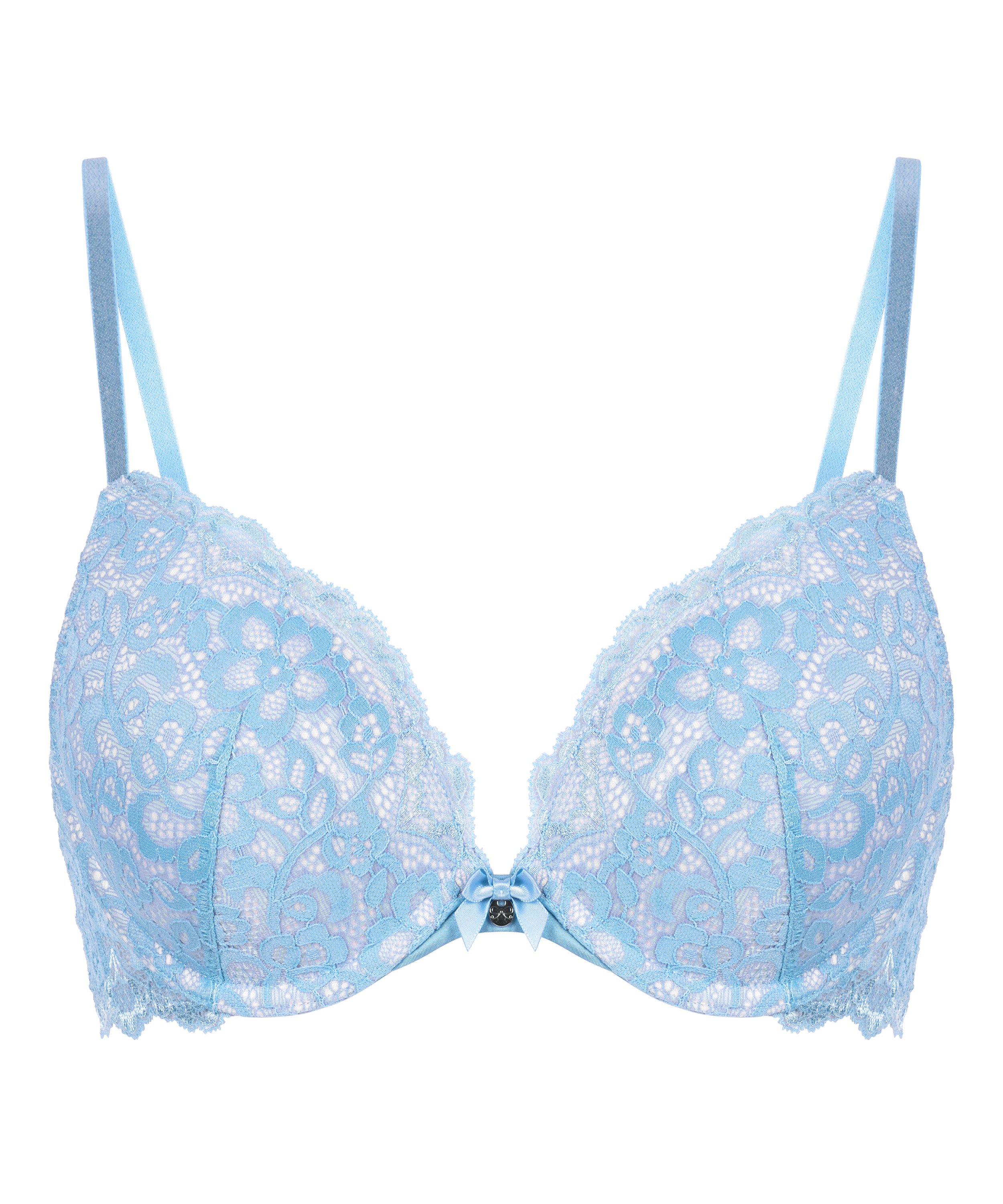 Soutien-gorge &agrave; armatures pr&eacute;form&eacute; push-up Marine, Bleu, main