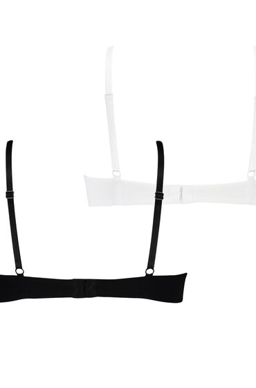 Hunkemöller 2-pack voorgevormde beugel bh Zwart, foto 2