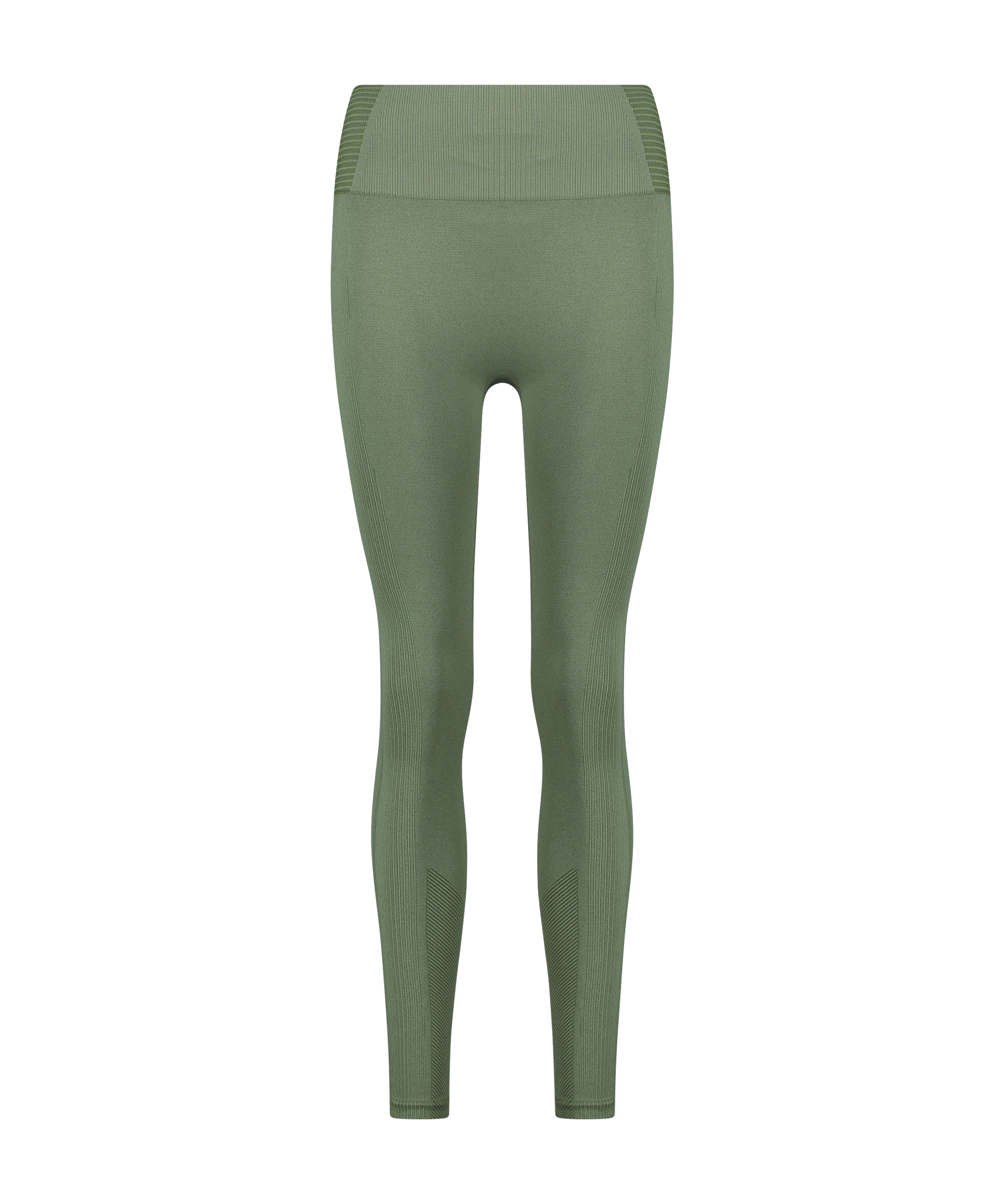 HKMX High Waisted naadloze Sportlegging, Groen, main